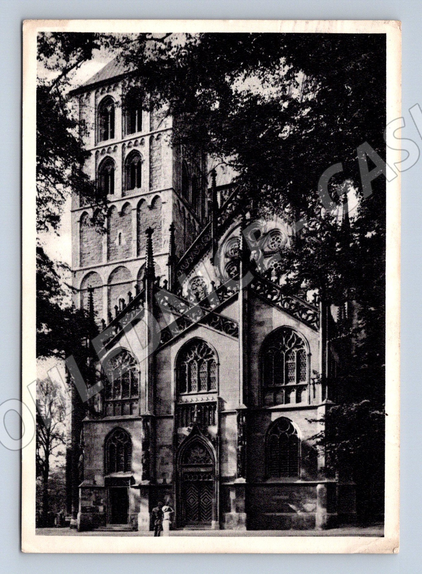 Pohlednice Německo Münster Salvatorgiebel Dom 1954 (M32904)
