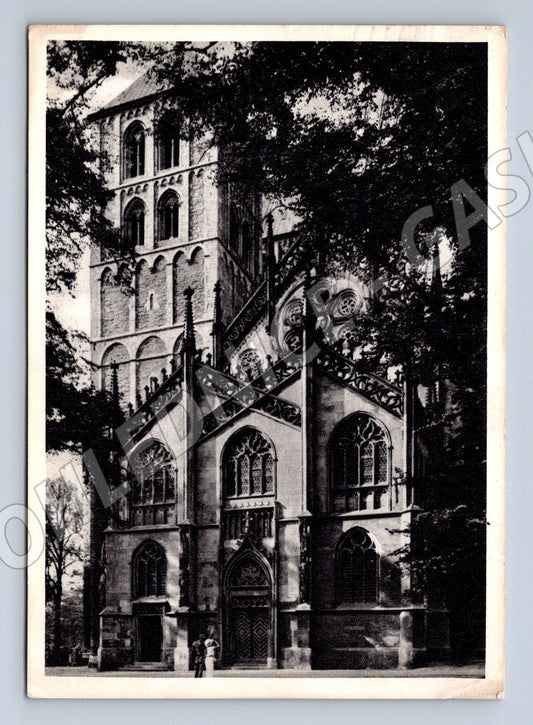 Pohlednice Německo Münster Salvatorgiebel Dom 1954 (M32904)