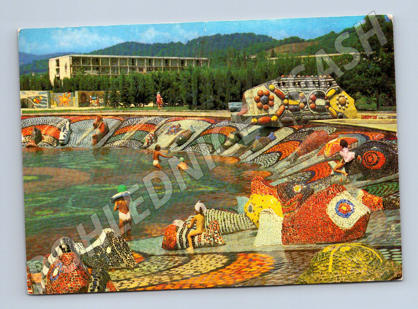 Pohlednice Rusko Soči Adler dětský bazén 1981 (M32906)