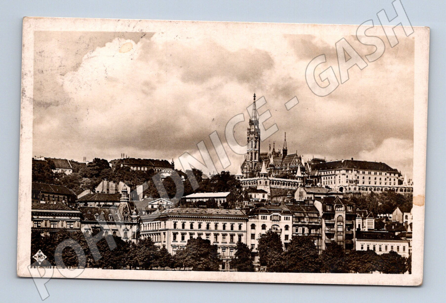 Maďarsko Budapešť Matyášův chrám Rybářská bašta 1917 (M32911)
