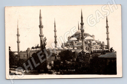 Pohlednice Turecko Istanbul Modrá mešita 1933 (M32917)