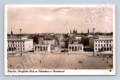 Pohlednice Německo Mnichov Königsplatz Führerhaus Ehrentempel (M32918)