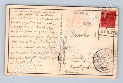 Pohlednice Francie Antibes záliv 1908 (M32920)