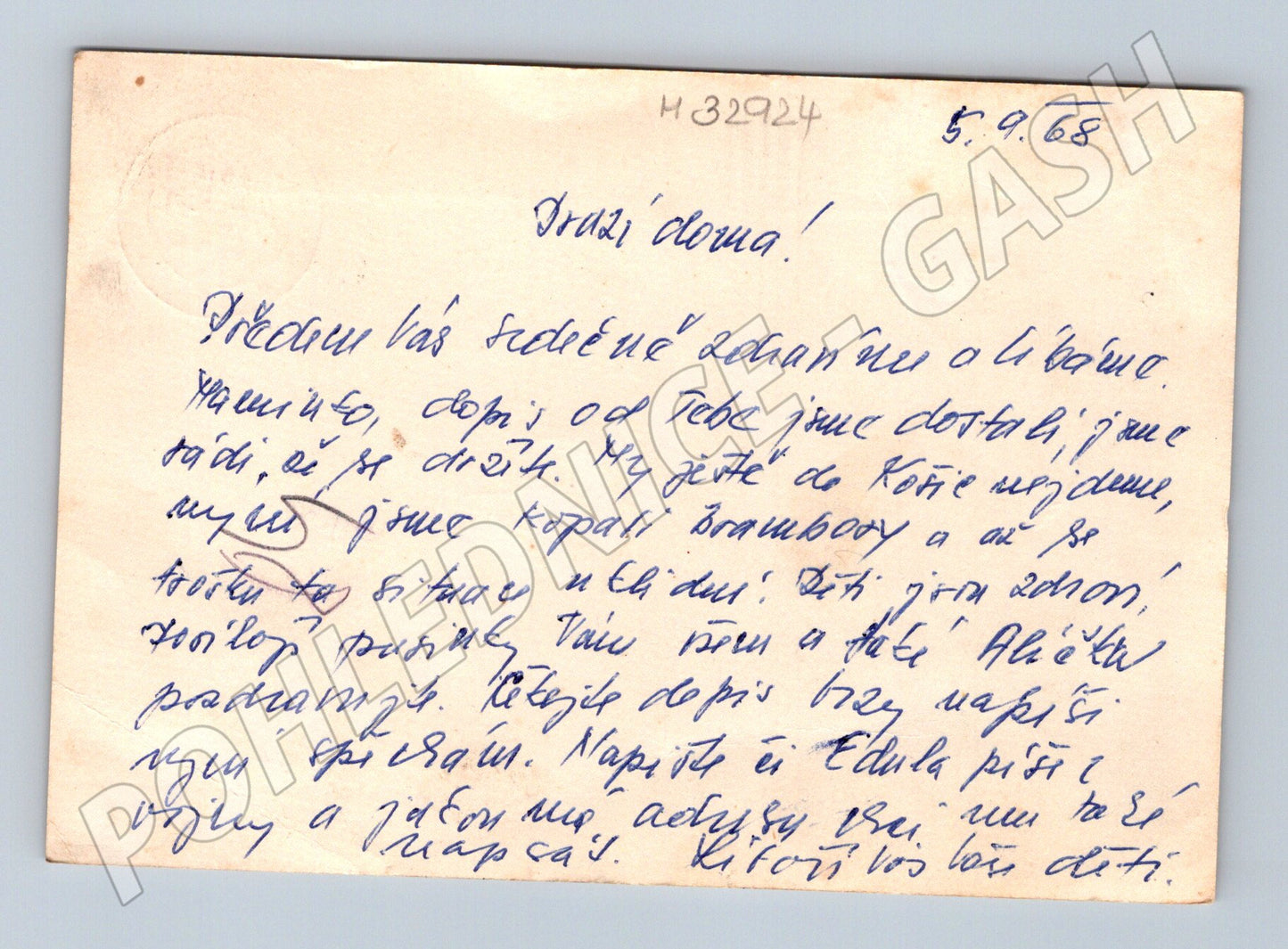 Pohlednice Slovensko Levoča kostel a budovy 1968 (M32924)