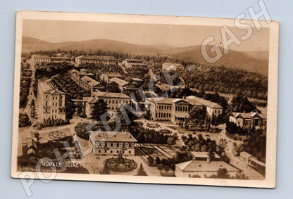 Pohlednice Slovensko Kúpele Sliač letecký pohled 1924 (M32927)