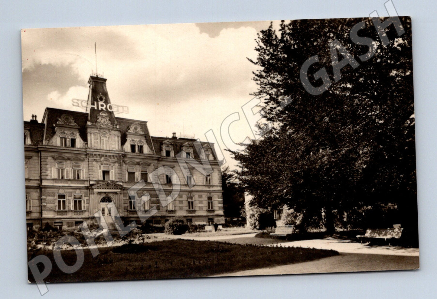 Pohlednice Dolní Lipová Schroth léčebný dům 1954 (M32945)