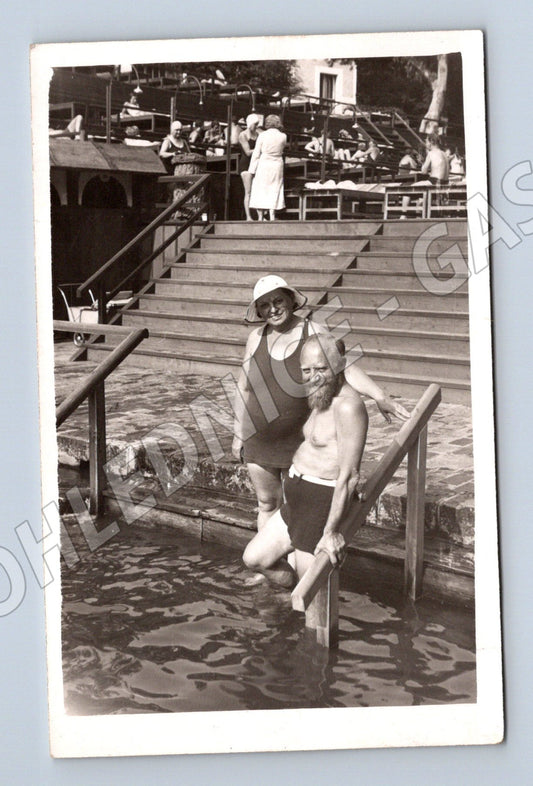 Pohlednice Bystřička u Vsetína koupaliště 1937 (M32946)