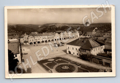 Pohlednice Nové Město nad Metují Husovo náměstí (M32949)