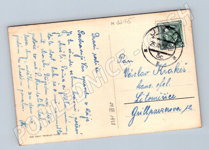 Pohlednice Hrubá Skála Český ráj 1938 (M3295)