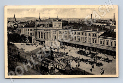 Pohlednice Brno Nádraží 1934 (M32969)