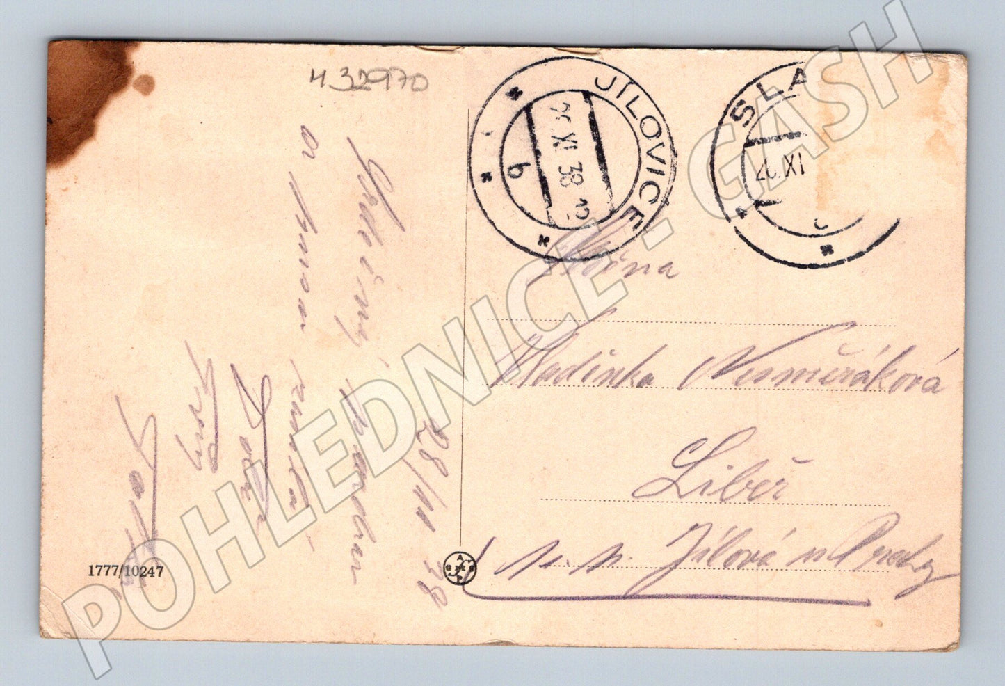 Pohlednice Slaný celkový pohled 1930 (M32970)
