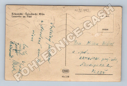 Pohlednice Špindlerův Mlýn Lanovka na Pláň 1941 (M32992)