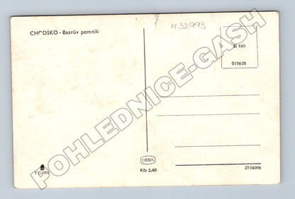 Pohlednice Chodsko Baarův pomník (M32993)