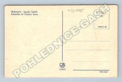Pohlednice Janské Lázně Lanovka na Černou horu 1949 (M32995)