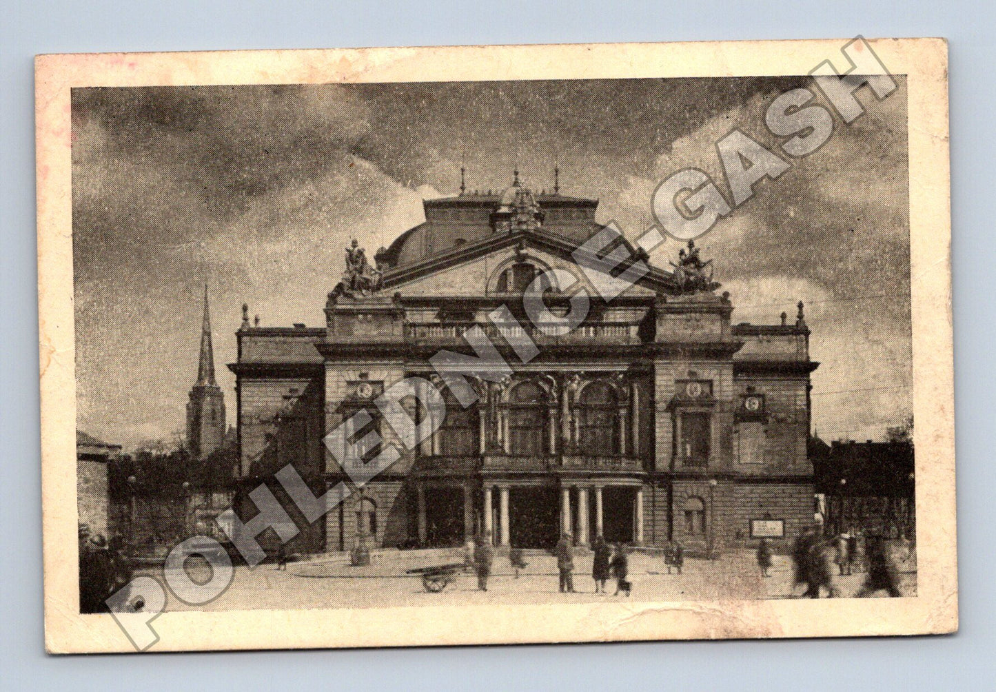 Pohlednice Plzeň divadlo 1945 (M32996)