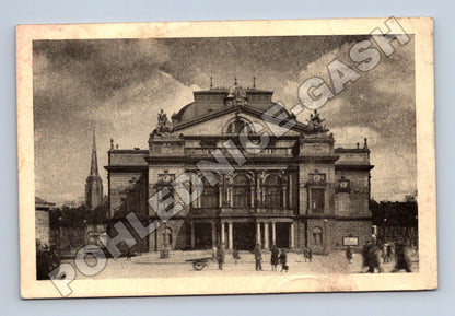 Pohlednice Plzeň divadlo 1945 (M32996)