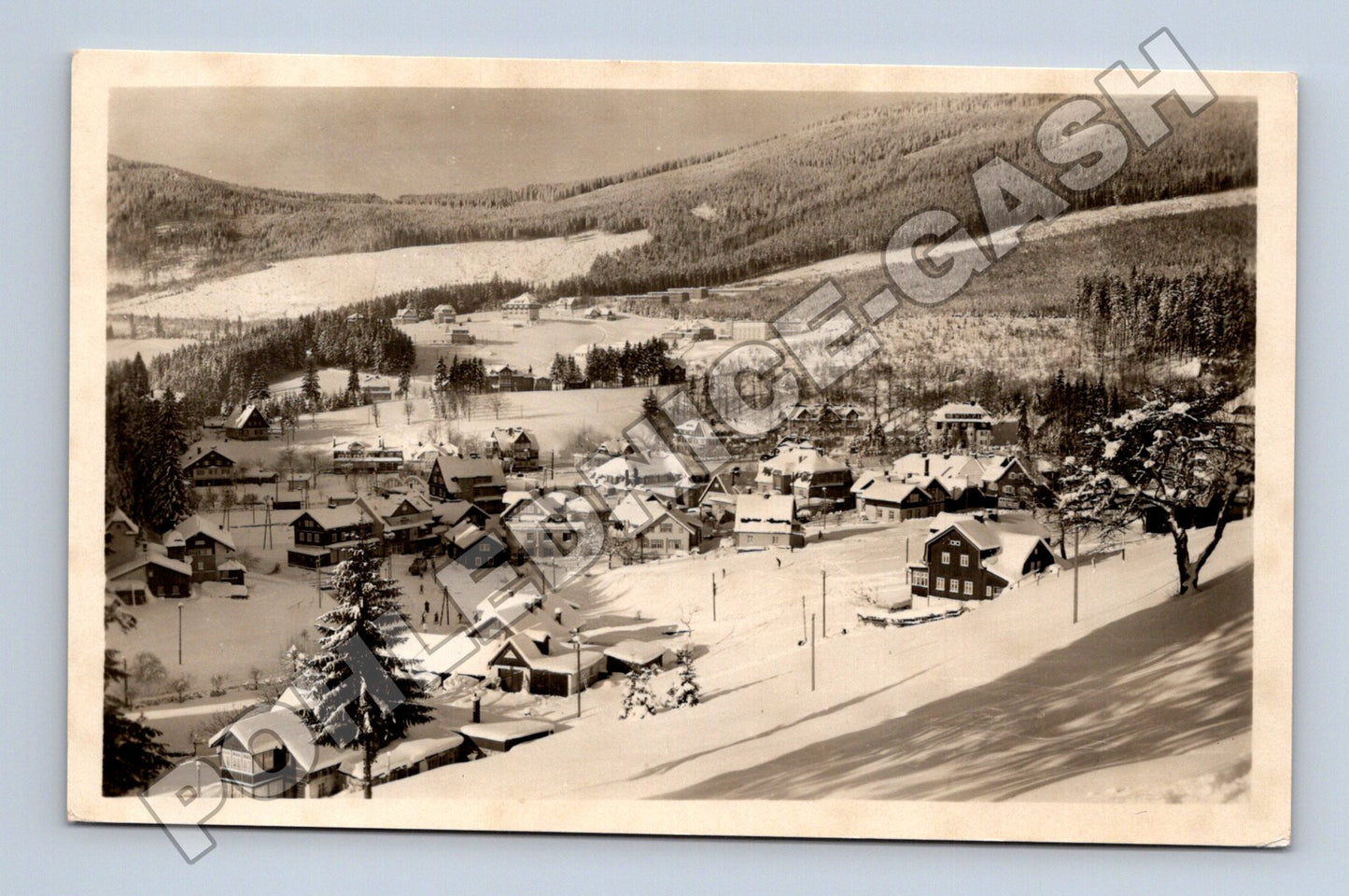 Pohlednice Krkonoše Špindlerův Mlýn zimní krajina (M32998)