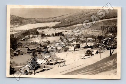 Pohlednice Krkonoše Špindlerův Mlýn zimní krajina (M32998)