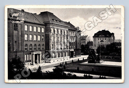 Pohlednice Plzeň Obchodní akademie 1920 (M33000)
