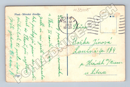 Pohlednice Plzeň Městské divadlo 1920 (M33005)