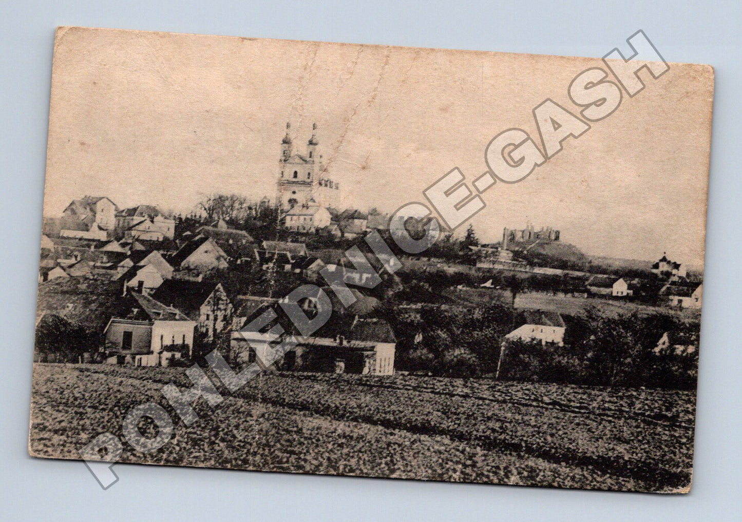 Pohlednice Luže městská veduta s kostelem (M33011)
