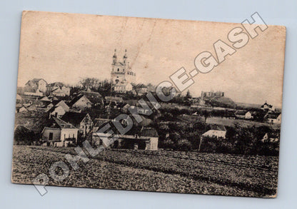 Pohlednice Luže městská veduta s kostelem (M33011)
