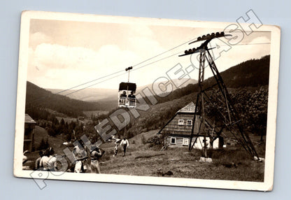 Pohlednice Pec pod Sněžkou lanovka Sněžka 1952 (M33018)