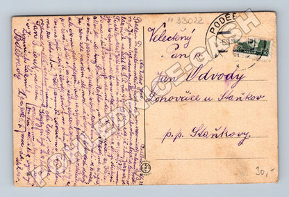 Pohlednice Poděbrady Lázeňský hotel Léčebný ústav 1930 (M33022)