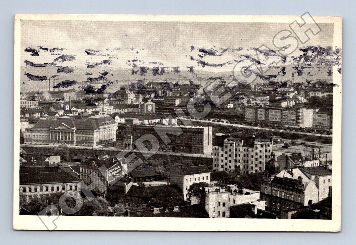 Pohlednice Plzeň celkový pohled 1942 (M33031)