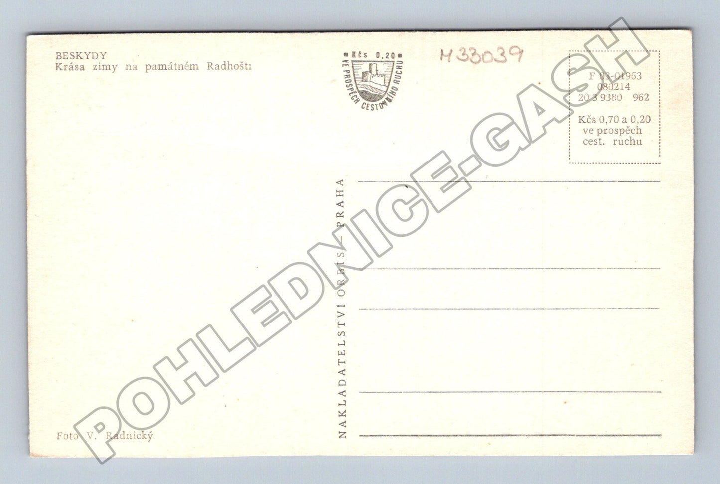 Pohlednice Radhošť Beskydy zima (M33039)