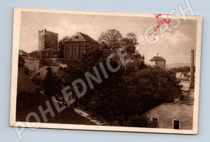 Pohlednice Cheb císařský hrad historická (M3304)