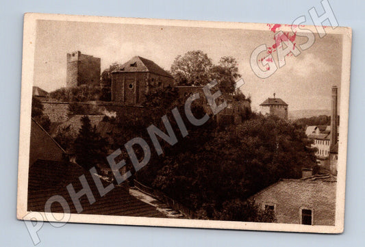 Pohlednice Cheb císařský hrad historická (M3304)