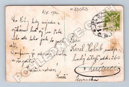 Pohlednice Plzeň panorama města 1923 (M33053)