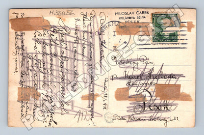 Pohlednice Praha Karlův most a Hradčany 1937 (M33056)