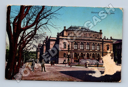 Pohlednice Praha Rudolfinum 1910 (M33067)