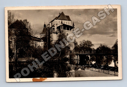 Pohlednice Blatná Zámek 1946 (M33069)