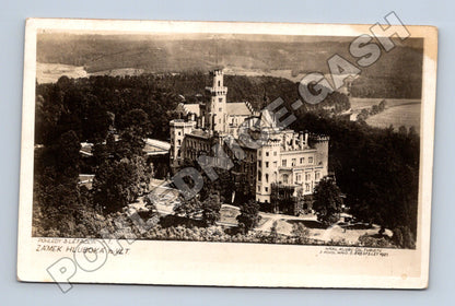 Pohlednice Hluboká n. Vlt. zámek 1923 (M33070)