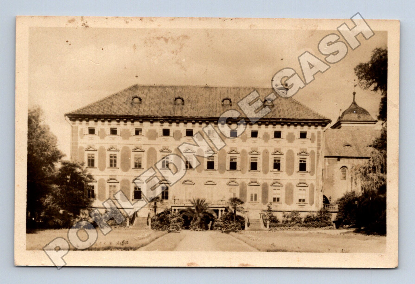 Pohlednice Libochovice zámek 1957 (M33075)