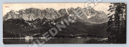Pohlednice Německo jezero s horami 1929 EIBSEE (M33076)