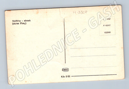 Pohlednice Nečtiny zámek okres Plasy (M3308)