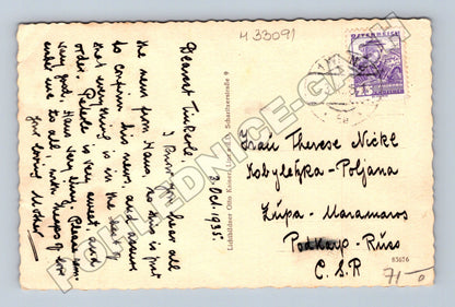 Pohlednice Rakousko Braunau St. Emmeram interiér 1935 (M33091)