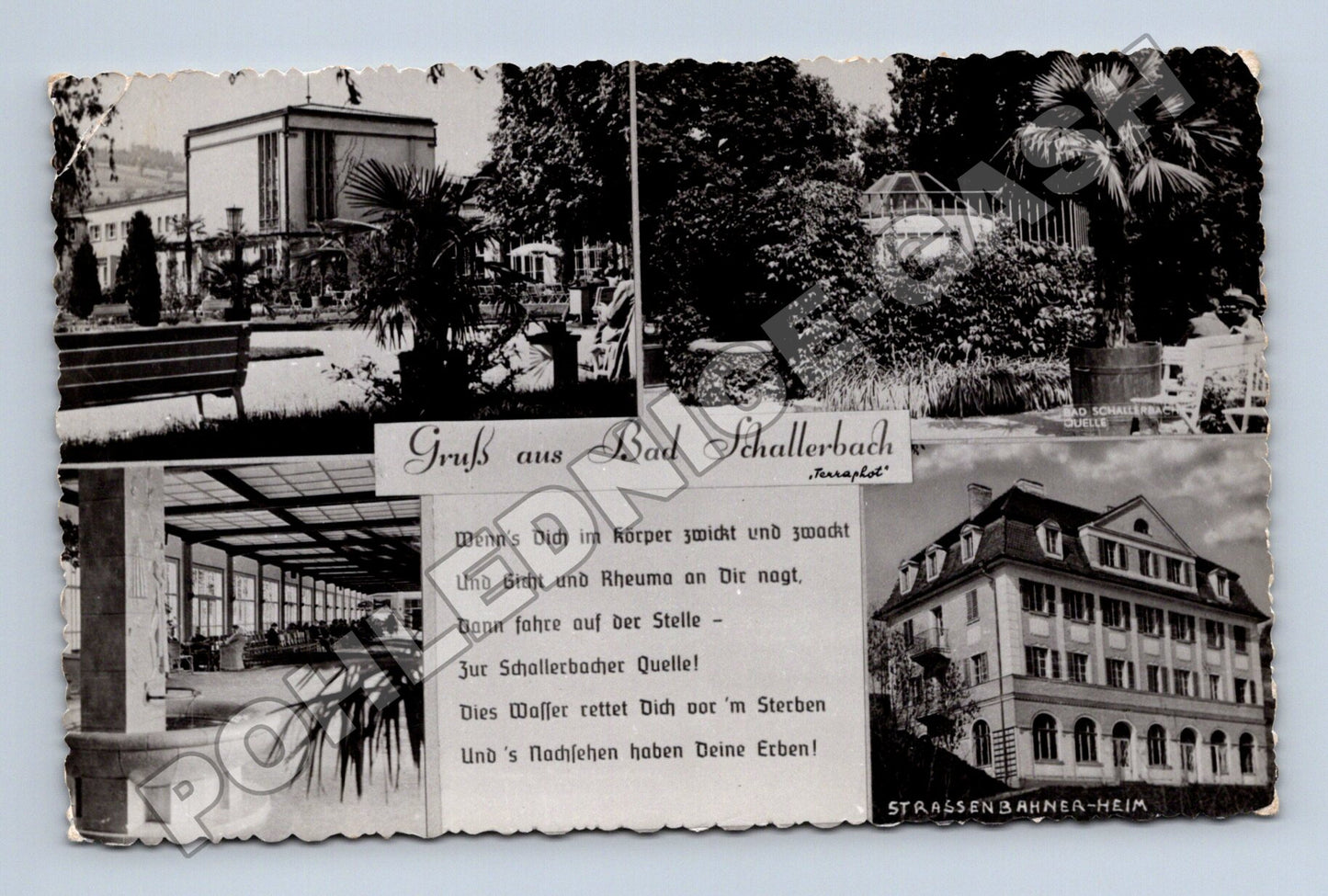 Pohlednice Rakousko Bad Schallerbach lázně 1954 (M33092)