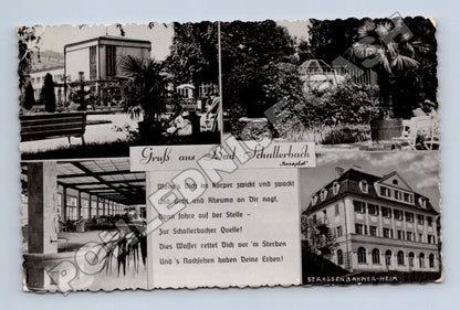 Pohlednice Rakousko Bad Schallerbach lázně 1954 (M33092)