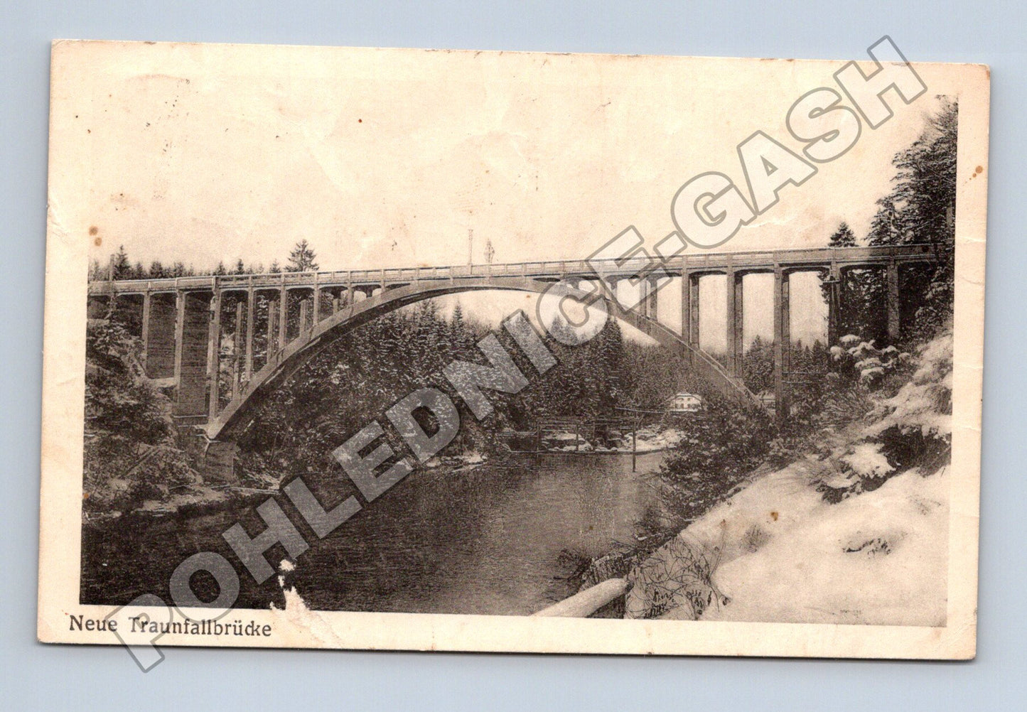 Pohlednice Rakousko Traunfallbrücke 1923 (M33093)