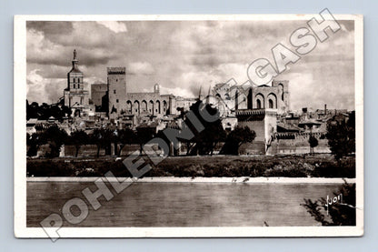 Pohlednice Francie Avignon Palais des Papes a Rhôna (M33099)
