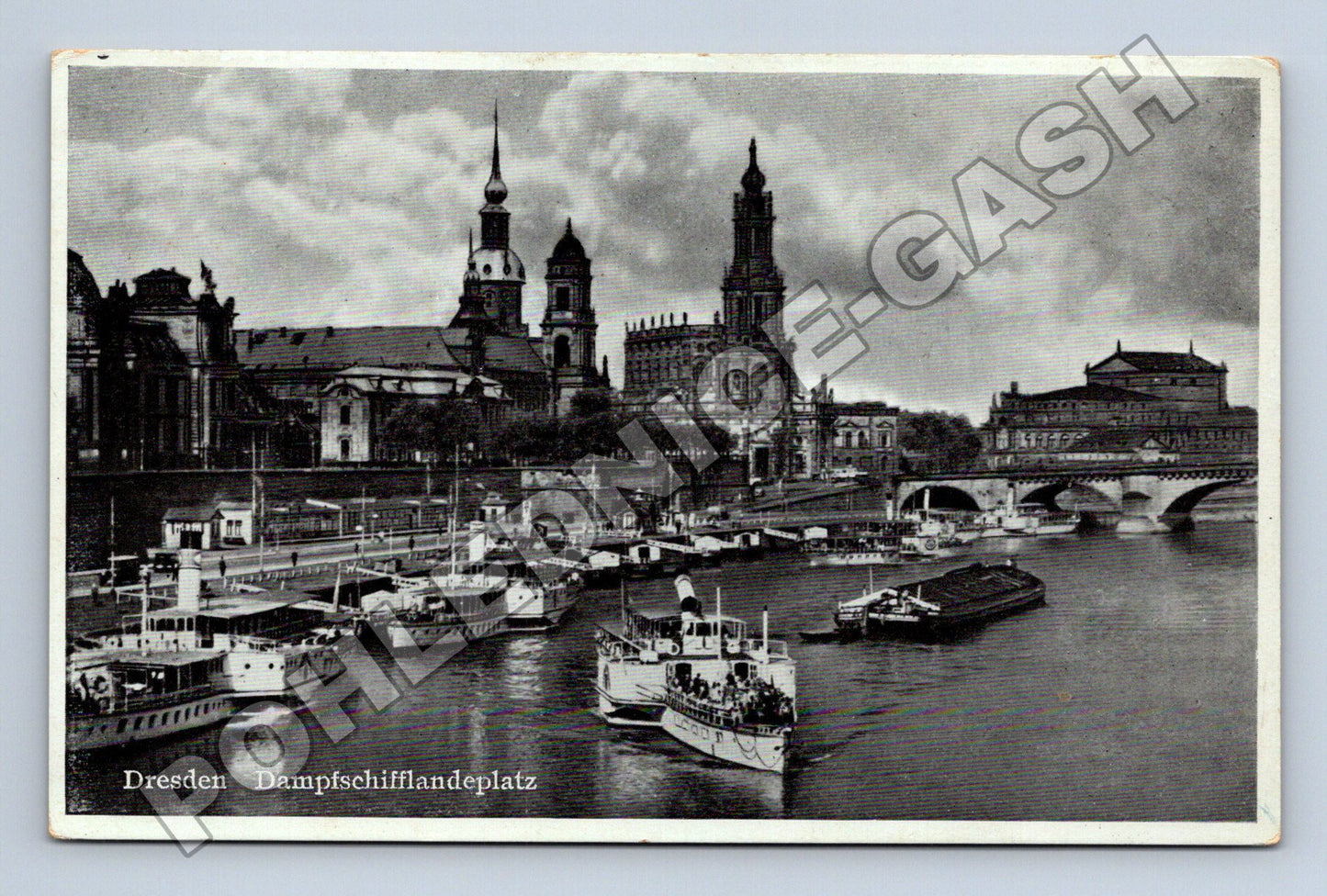 Pohlednice Německo Drážďany Dampfschiffflandeplatz (M33102)