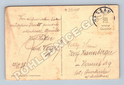 Pohlednice Německo Raßbach soutok řek 1938 (M33108)