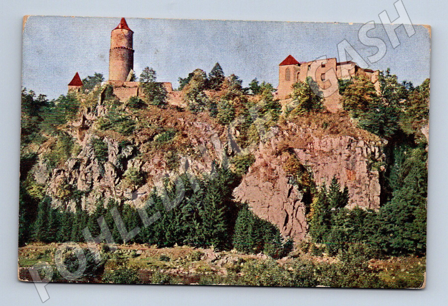 Pohlednice hrad Zvíkov kolorovaná Minerva (M3311)