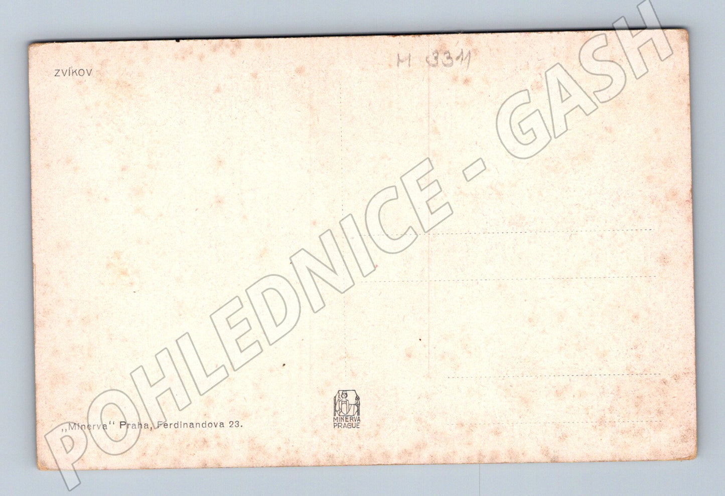 Pohlednice hrad Zvíkov kolorovaná Minerva (M3311)