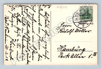 Pohlednice Německo Bad Nauheim Die drei Sprudel 1914 (M33114)